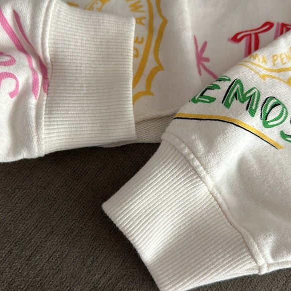 Farm Rio cropped sweatshirt size Small - Picture 3 of 7